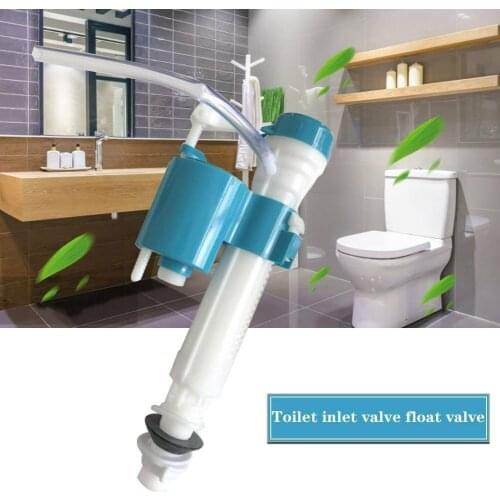 Toilet Cistern Bottom Entry Inlet Flush Valve Bottom Siphon Fill Float Universal Toilet Tank High Pressure Water Drainage Valve