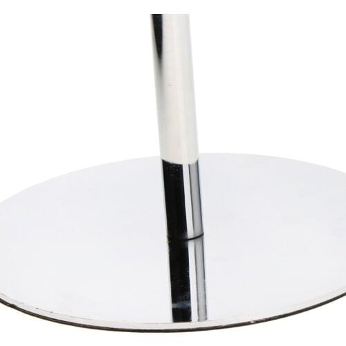 Silver Mannequin Head Hat Caps Wigs Stand Display Rack ADJUSTABLE HEIGHT