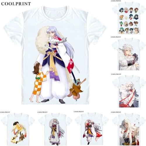 Sesshoumaru Sesshomaru dog demon T Shirt Inuyasha A Feudal Fairy Tale Casual TShirt Premium T-Shirt Printed Short Sleeve Shirts