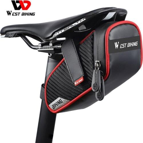 Mtb Road Bike Saddle Bag for Bicycle Waterproof Bicycle Tools Pannier Reflective Rear Seatpost Bag Basket Cycling Accessories