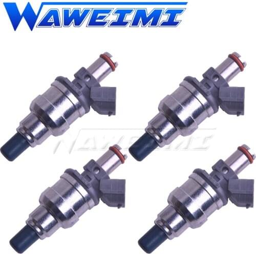 WAWEIMI 4x high qulity Fuel Injector 195500-2040 for Ma-zda Protege MX-3 Kia Sephia 1.6 1.8L 842-12176 MJF07-13-250 JF07-13-250