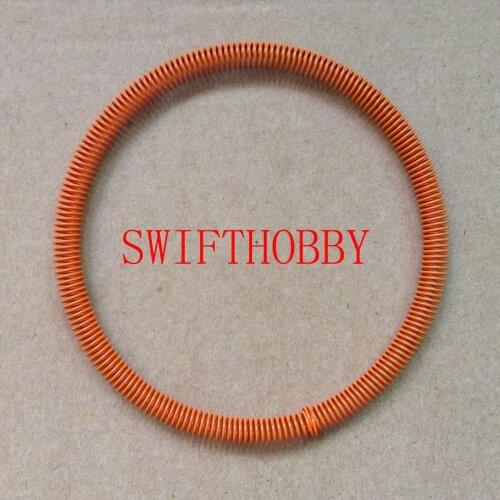 Yellow silicone tube line Protection spring 300mm long 5mm ID RC Boat