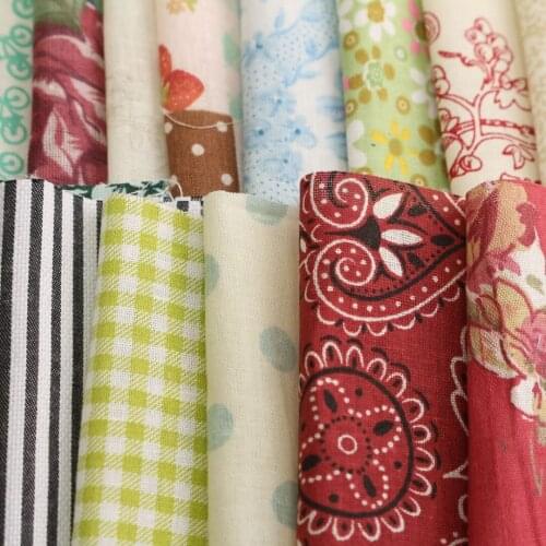 100pcs 10*10cm DIY Craft Sewing Square Floral Cotton Fabric Patchwork Cloth
