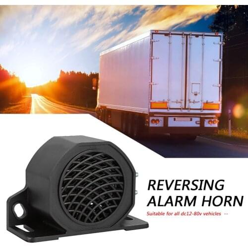 105dB Universal Backup Warning Alarm Beeper Warning Alarm Car Truck Vehicle Horn for Heavy Vehicle Construction Truck