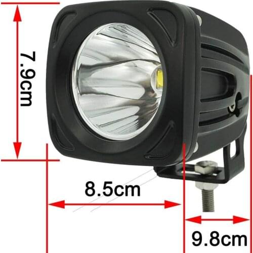 25w Square LED Work Light 6000-6500K White Spot led work lamp for 4x4 Offroad ATV Truck Driving Light 12V 24V External Light