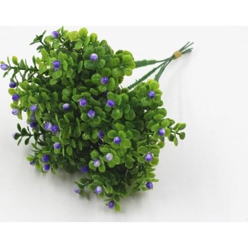 6 pcs Mini Foram pearl fruit plant DIY Countyard plants bonsais for home garden artificial flowers