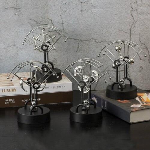 Household Magnetic Wiggler Ball Electric Perpetual Motion Chaotic Pendulum Balls Energy Conservation Home Decoration Accessories