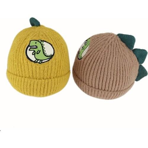 Baby Girls Warm Hats 2021 Brand New Childrens Knitted Hat with Lovely Deer Ears Kids Boys Winter Beanie Skull Cap Cotton 0-5Y