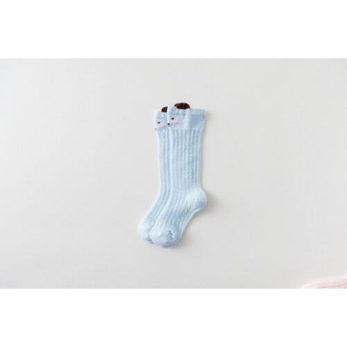 Toddler Kids Baby Girls Boys Unisex Stocking Cotton Soft Cartoon Animal Pattern Elastic Knee High Pantyhose Stockings 0-2T