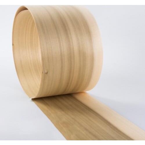 1Piece Length: 2.5 meters thickness:0.52mm Width: 15cm Natural Poplar Tree Wood Veneer Furniture Refurbished Veneer