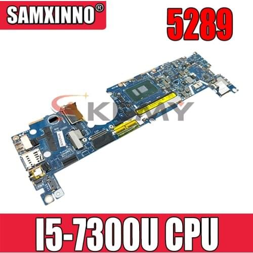 For DELL Latitude 5289 Laptop motherboard CN-0XY712 0XY712 XY712 CAZ40 LA-E111P With SR340 I5-7300U 100% full Tested