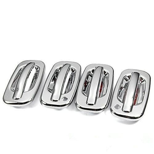Chrome Side Door Handle Cover Trim Fit for Chevy Silverado/GMC Sierra 1999-2006
