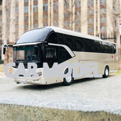 1:38 scale Alloy Toy Vehicles Gold Dragon XML6122 BUS Car Model Of Childrens Toy Car Original Authentic Kids Toys