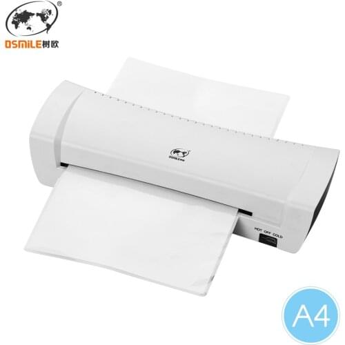 SL200 Laminator Machine Hot and Cold Laminating Machine Two Rollers A4 Size for Document Photo Office Electronics Supplies