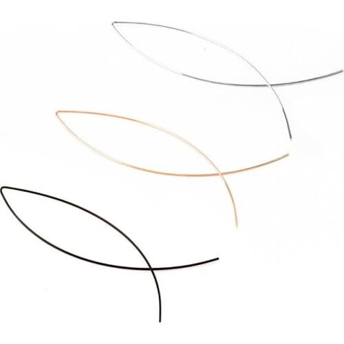 Hot Selling Fish Shaped Stud Earrings Simplicity Handmade Copper Wire Earring for Women Brincos 2021 Geometric Jewelry Gifts