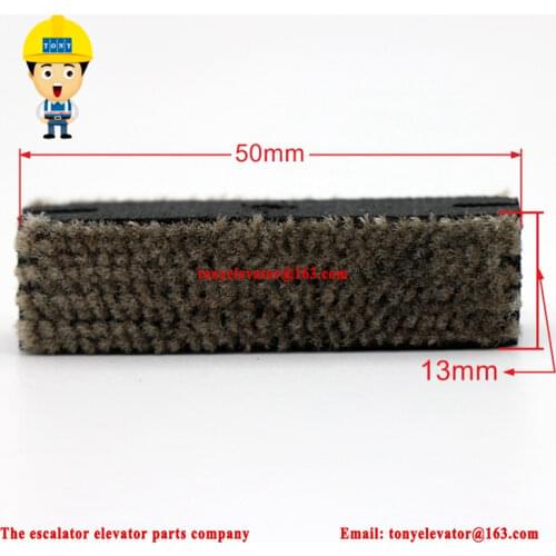 Elevator Door Slider Basement Felt L50mm W12mm H13mm for Otis 3100R2