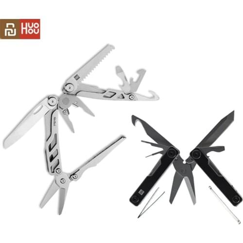 Youpin huohou multi-function Folding Knife Bottle Opener Screwdriver Pliers Stainless Steel Army Knives Hunting Outdoor Camping