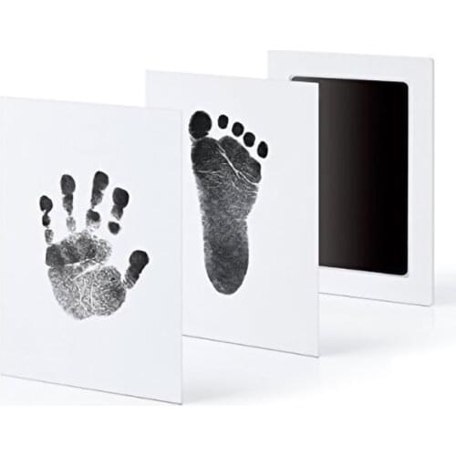 No contact with skin Handprint Footprint Non-Toxic Newborn Imprint Hand Inkpad Watermark Infant Souvenirs Casting Clay Toys Gift