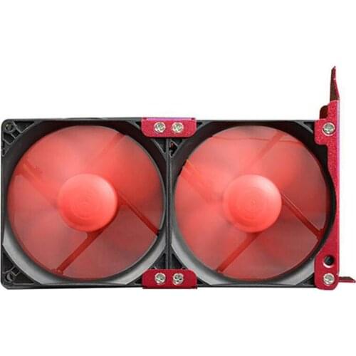 New Red 8 cm V8 partner main box fan pci a graphics radiator Cooling fan for general graphics auxiliary Cooling Fans & Cooling