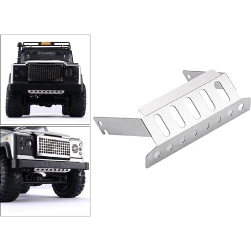 Stainless Steel Front Chassis Armor Bottom Protection for MN D90 MN99S 1:12 Scale RC Climbing Car Upgrade Accessories