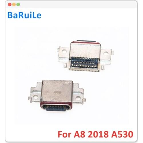 BaRuiLe 5pcs Charging Socket for samsung Galaxy A8 2018 SM-A530F SM-A530DS A530 Type-C USB Jack Charger Port Plug Dock Connector