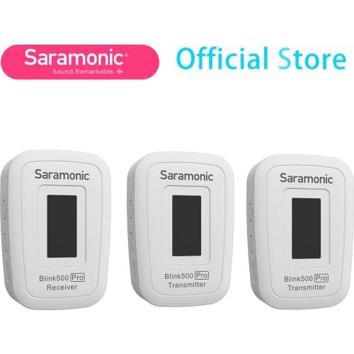 Saramonic Blink500 Pro Ultracompact 2.4 GHz Dual-Channel Wireless Microphone for DSLR Mirrorless&Video Camera Smartphone Vlog