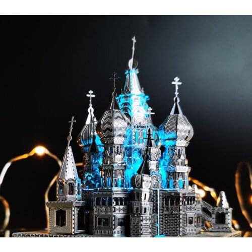 Cathedral handmade gifts metal assembled model toys 3D jigsaw puzzle a generation to send friends