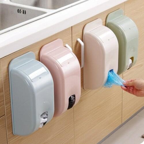 Morden Garbag Bag Stand Storage Box for Trash Bag Rubbish Trash Bag Basket Wall Mounted
