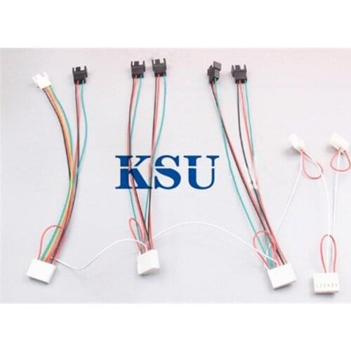 DIY HP 316M1 160G6 180G6 180SEG6 Temperature control cable Modified fan cable 4pin 1 to 3/4/6 needle temperature control cable