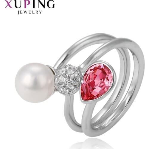XUPING JEWELRY Rings With Crystals