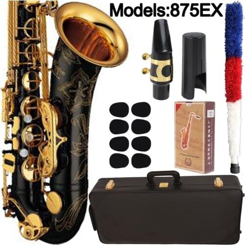 Japan Tenor Saxophone 875EX Black Lacquer With Case Sax Tenor Mouthpiece Ligature Reeds Neck Musical Instrument Accessories
