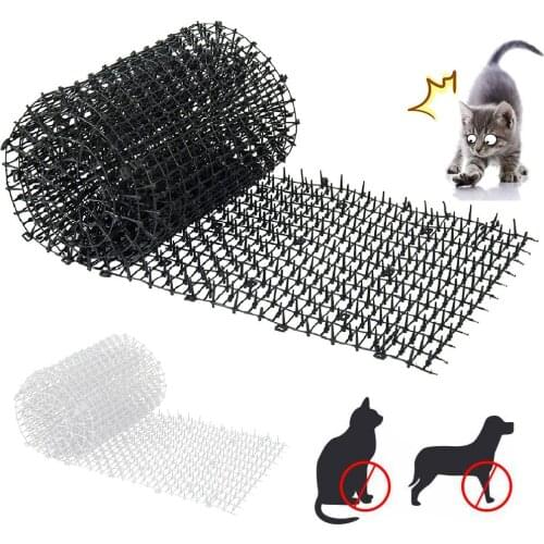 2mx30cm Garden Prickle Strip Dig Stop Safe Cat Repellent Deterrent Mat Spike Anti-Cat Dog Outdoor Garden Supplies