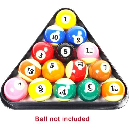 Billiard accessories Billiards equipment tripod accessories Plastic 8 Ball Pool Billiard Table Rack Triangle Rack Standard Size