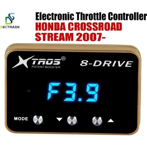 DECTRADE Car Electronic Throttle Controller Racing Accelerator Potent Booster For Honda Crossroad Stream 2007- Tuning Parts