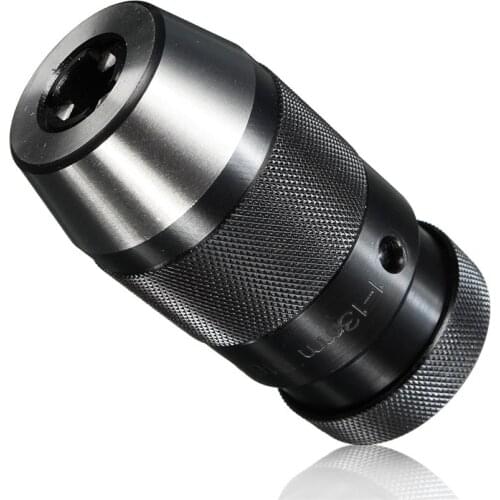 B16 1/32"- 1/2" Lathe Drill Chuck 1-13mm Self Tighten Keyless Drill Chuck For Drilling Machine Taper Drill Chuck For Power