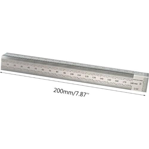 Woodworking 180mm Bend Rules Marking Rule Scriber for Dual-Surface Layout Ruler Y5JA