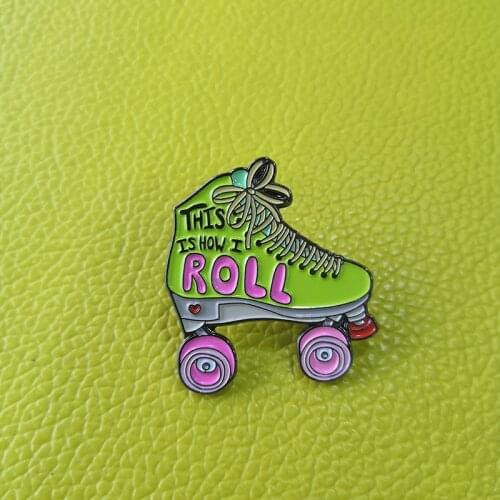 Roller Skates Enamel Pin badge