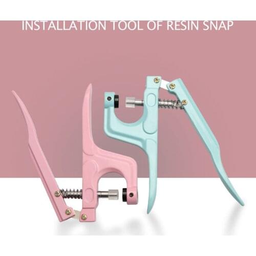 Button Buckle Hand Pressure Sewing Tool T5 T8 Installation Resin Snap Pliers DIY Hand Press Closure Accessories