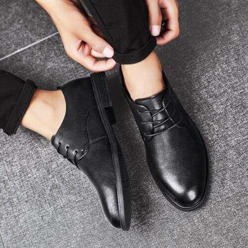 Men Comfortable Formal Dress Oxford Shoes For Men Wedding Dress Oxford Gunine Leather Oxford Men Moccasins Lace Up Oxfords