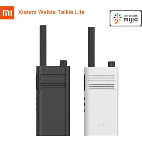 New Original Xiaomi Mijia Walkie Talkie Lite Civil 5 Km Intercom Outdoor Handheld Mini Radio Talkie Walkie with mi home app