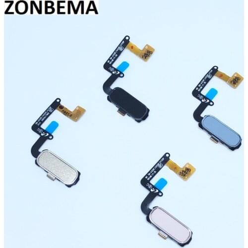ZONBEMA Original Touch ID Fingerprint Sensor Home Return Key Menu Button Flex For Samsung Galaxy A3 A5 A7 2017 A320 A520 A720