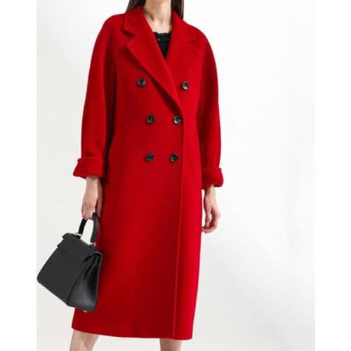 Winter Beige Elegant Coat Women Korean Fashion Black Long Coats Basic Simple Cotton Overcoat Warm Oversize Outwear