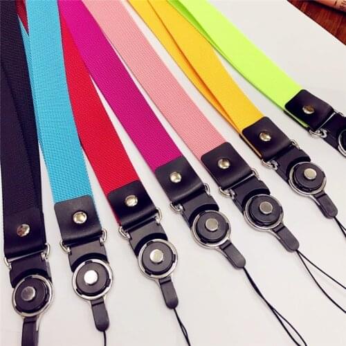 6 Colors Portable Mobile Phone Straps Rope for Samsung Galaxy S6 S7 Edge Plus iphone 6 Plus Lanyard Neck Strap Phone Decoration
