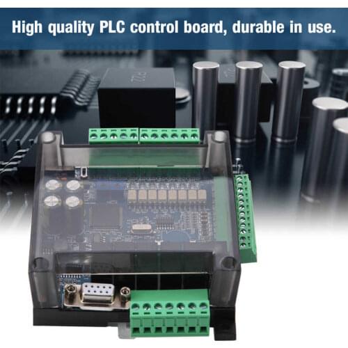 PLC Industrial Control Board FX3U-14MR 8 Input 6 Output Programmable Simple Controller DC24V