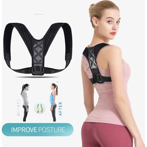 Straight Corrector Back Posture Corrector Belt Adjustable Clavicle Spine Back Shoulder Lumbar Posture Correction