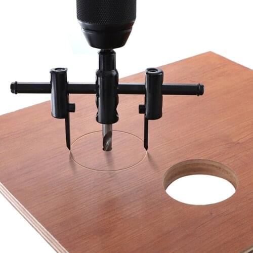 Woodworking Reamer Adjustable Metal Wood Circle Hole Saw Drill Bit Tile Cutter Adjust Wood Cutter Tool Kit Set
