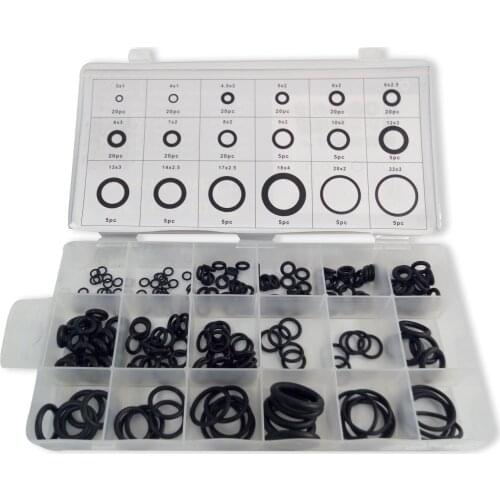 Acecare Rubber O-Ring Washer Seals Watertightness Assortment Different Size With Plactic Box Kit Set For Paintball PCP AC9000