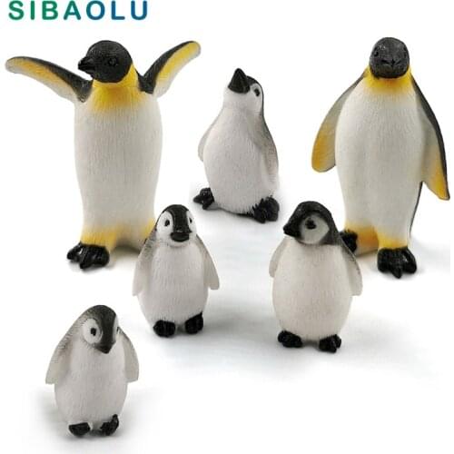 4pc Christmas Penguin Cow Pig Rabbit Squirrel Cat Seal Dog Animal Model Home Decor Miniature Fairy Garden Decoration Accessories