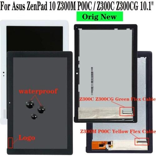 Shyueda Orig AAA+ For Asus ZenPad 10 Z300M P00C / Z300C Z300CG 10.1" LCD Display Touch Screen Digitizer Assembly Parts