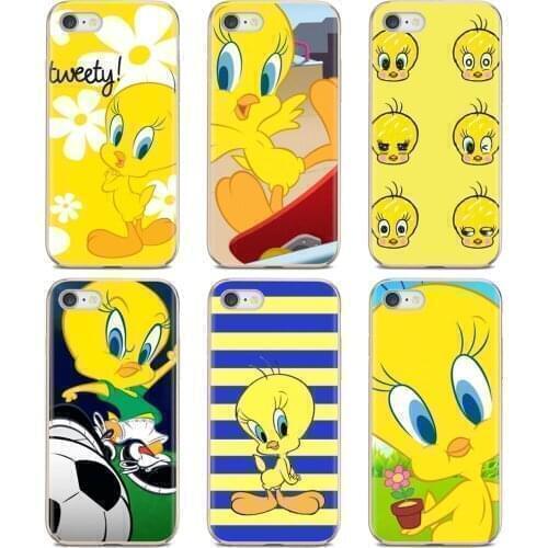 Silicone Shell Case For Samsung Galaxy A10 A30 A40 A50 A60 A70 a12 a31 a41 a51 a71 a20e a21s M30 Cartoon Tweety Bird Piolin